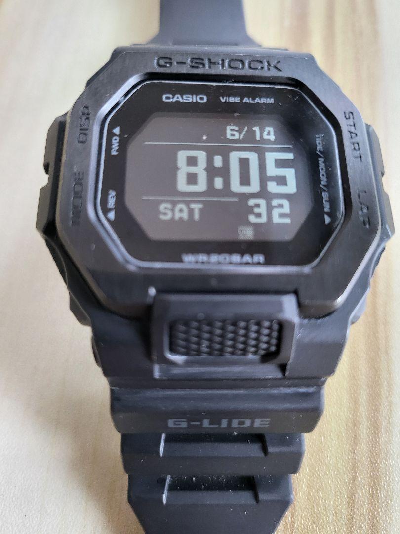 美品 G-SHOC G-LIDE GBX-100 バイブレーション スマホ連携