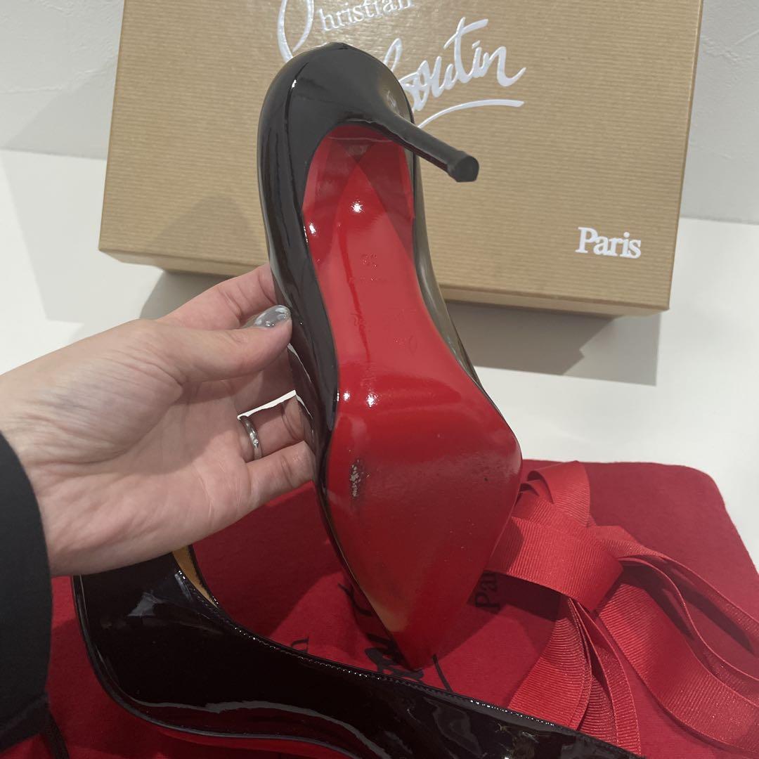 美品！正規品　Christian Louboutin ブラック ハイヒール　36