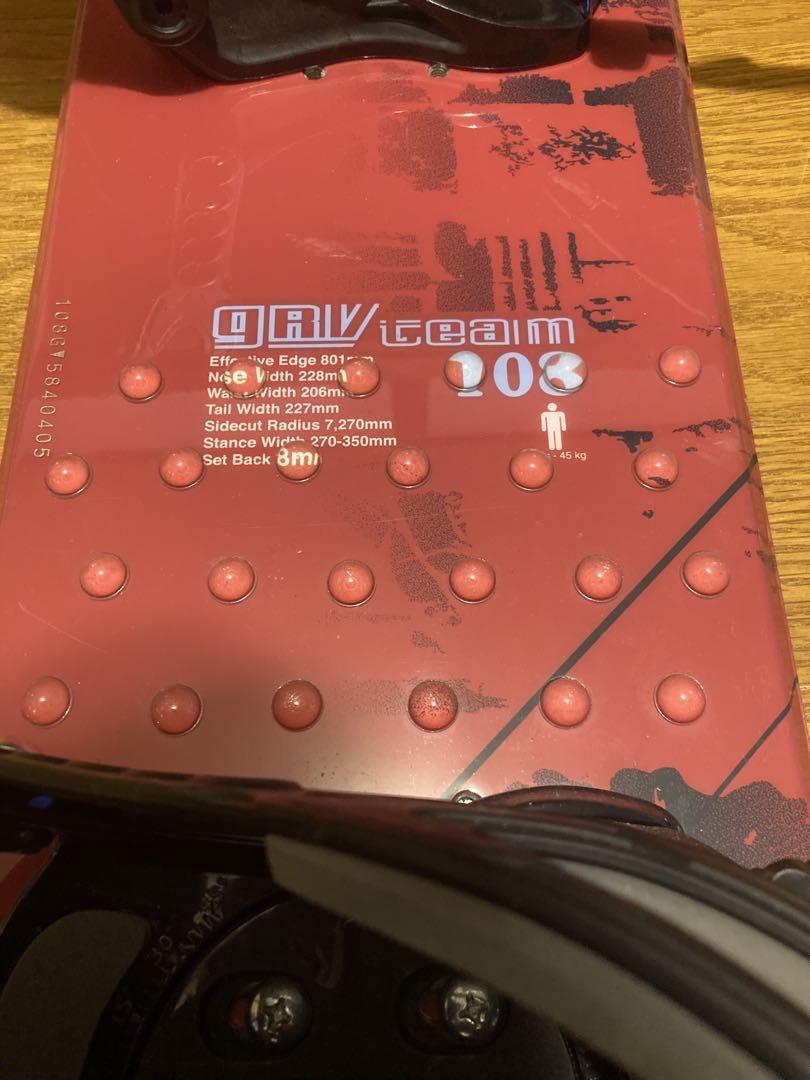 キッズ用　スノーボード　108㎝