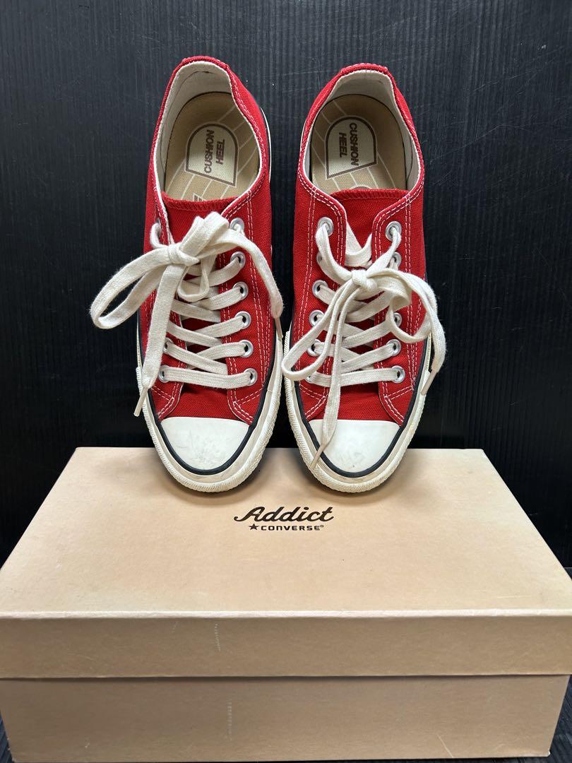 コンバースChuck Taylor CANVAS OX RED 24.5cm
