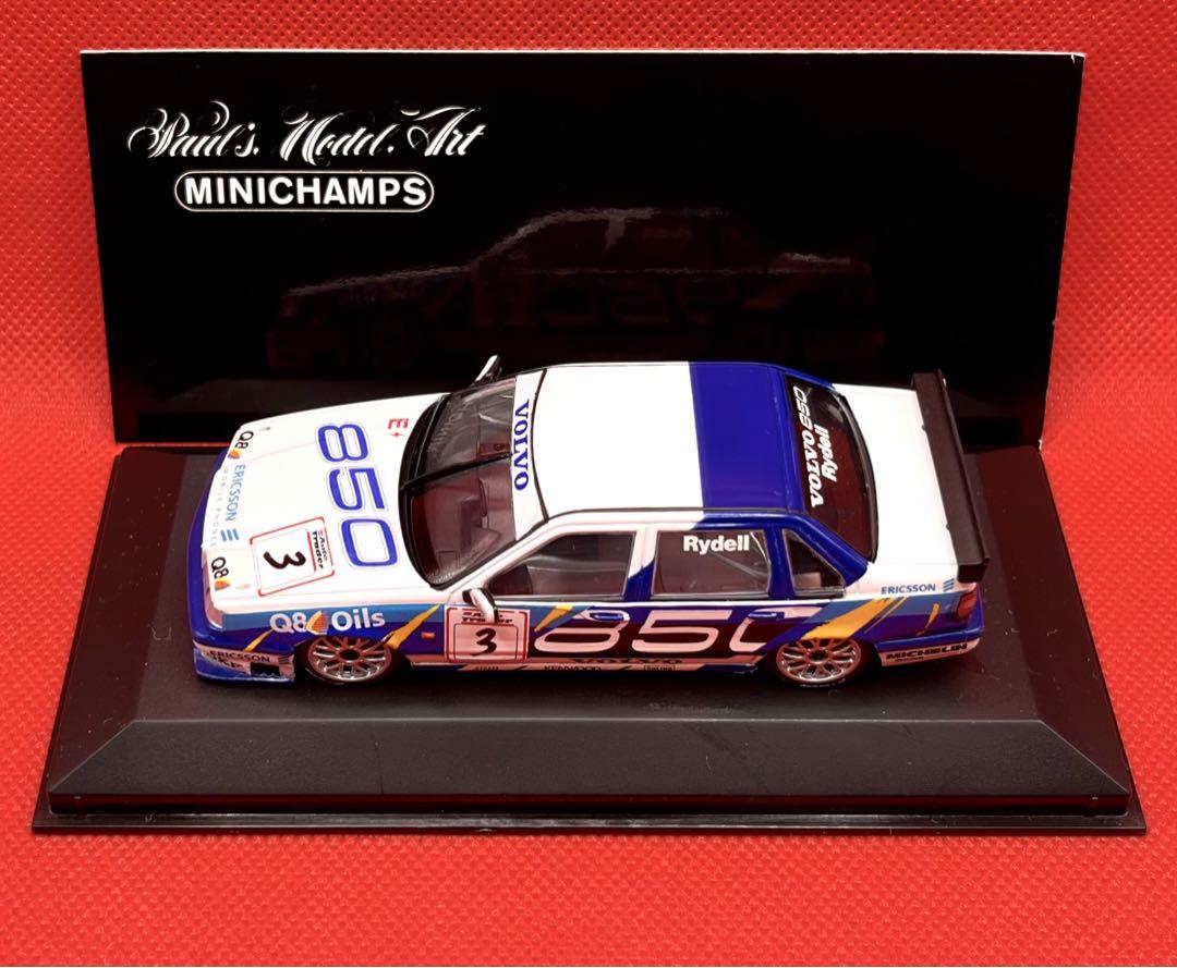 ベストセラー ミニチャンプス 1/43 メルカリ - 1996 BTCC Saloon 850 Volvo ミニカー