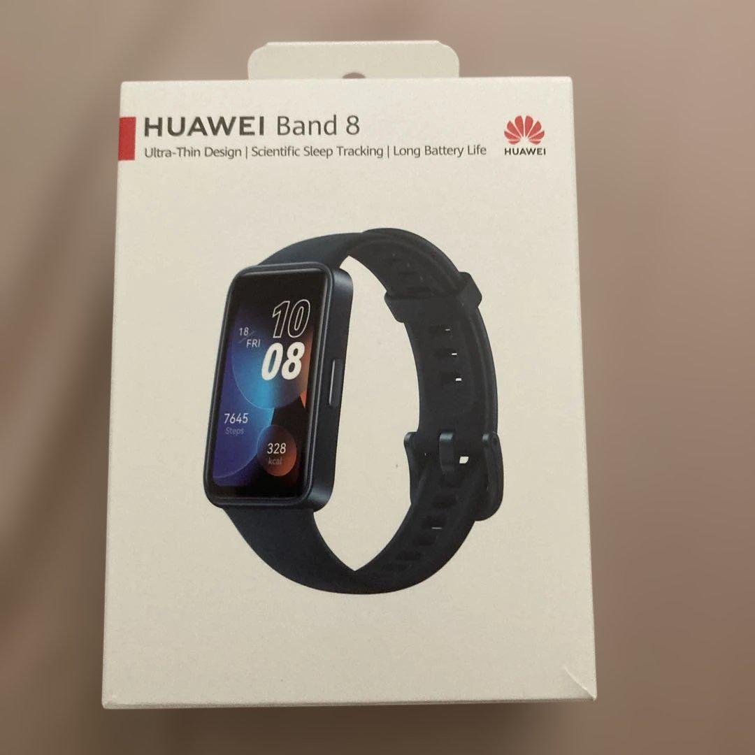 HUAWEI Band8ブラック本体　iPhone Android対応ウォッチ