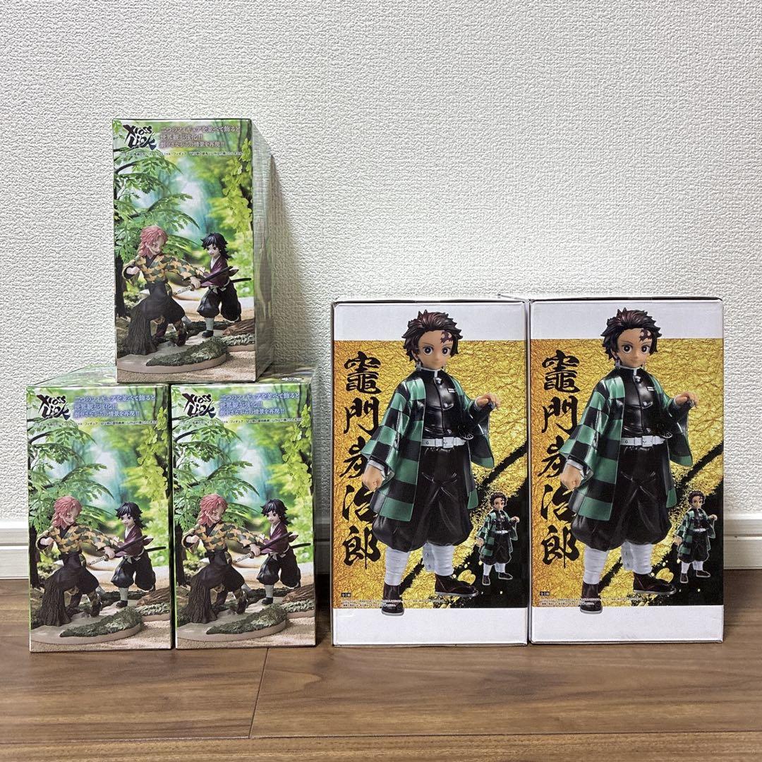 ☆未開封☆ 鬼滅の刃 錆兎＆冨岡義勇＆竈門炭治郎 フィギュア