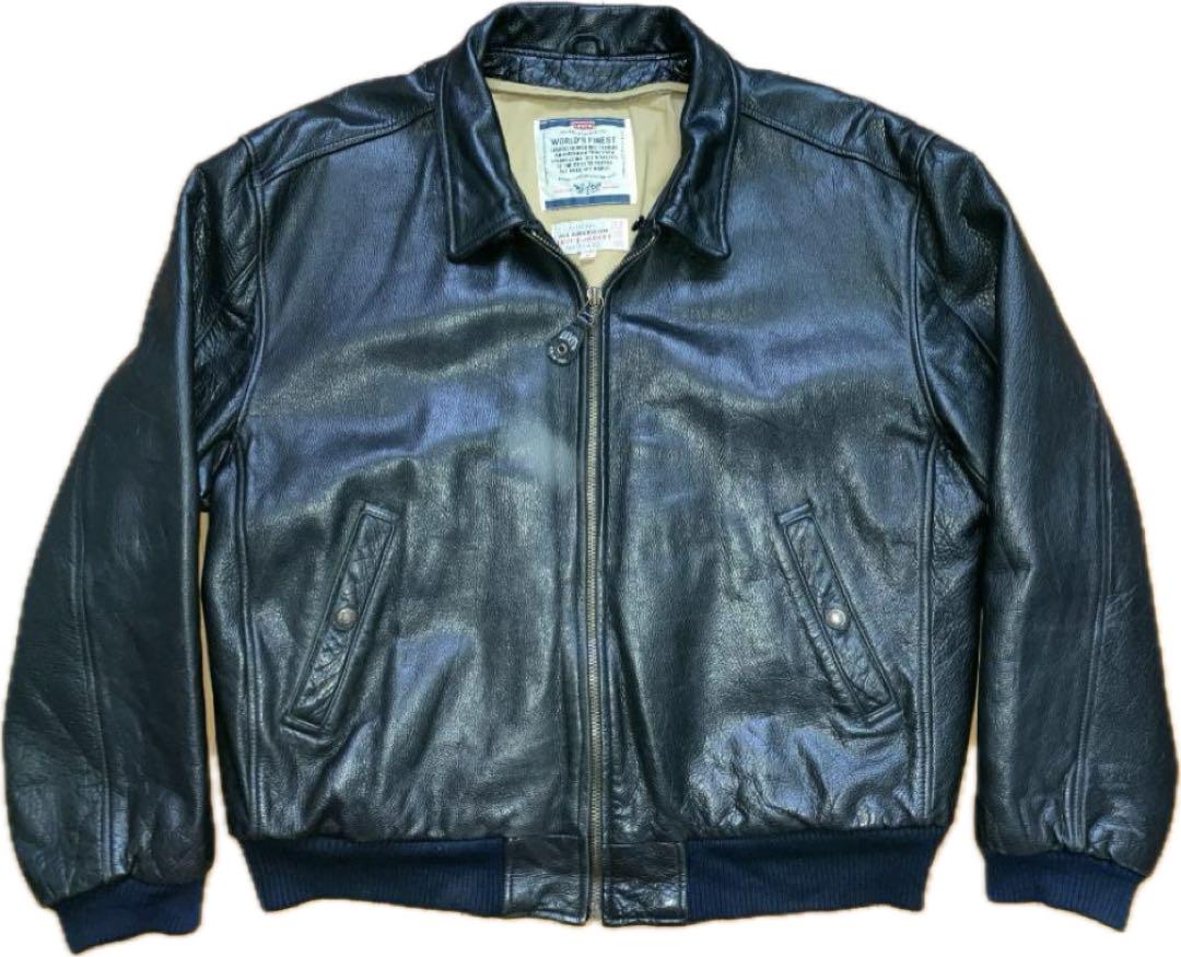 80s 90s Levi's leather jacket