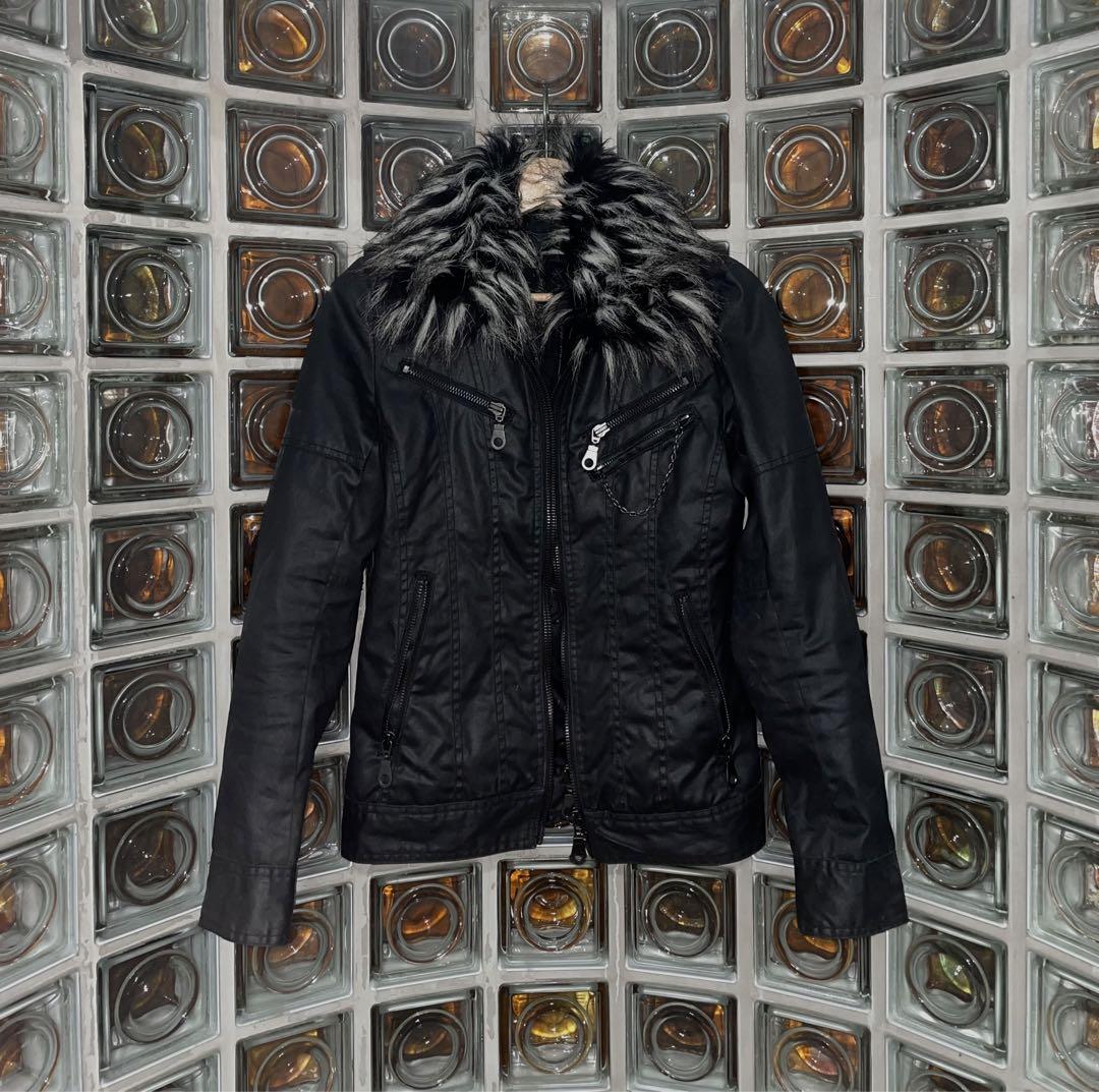 fuga fur coating jacket