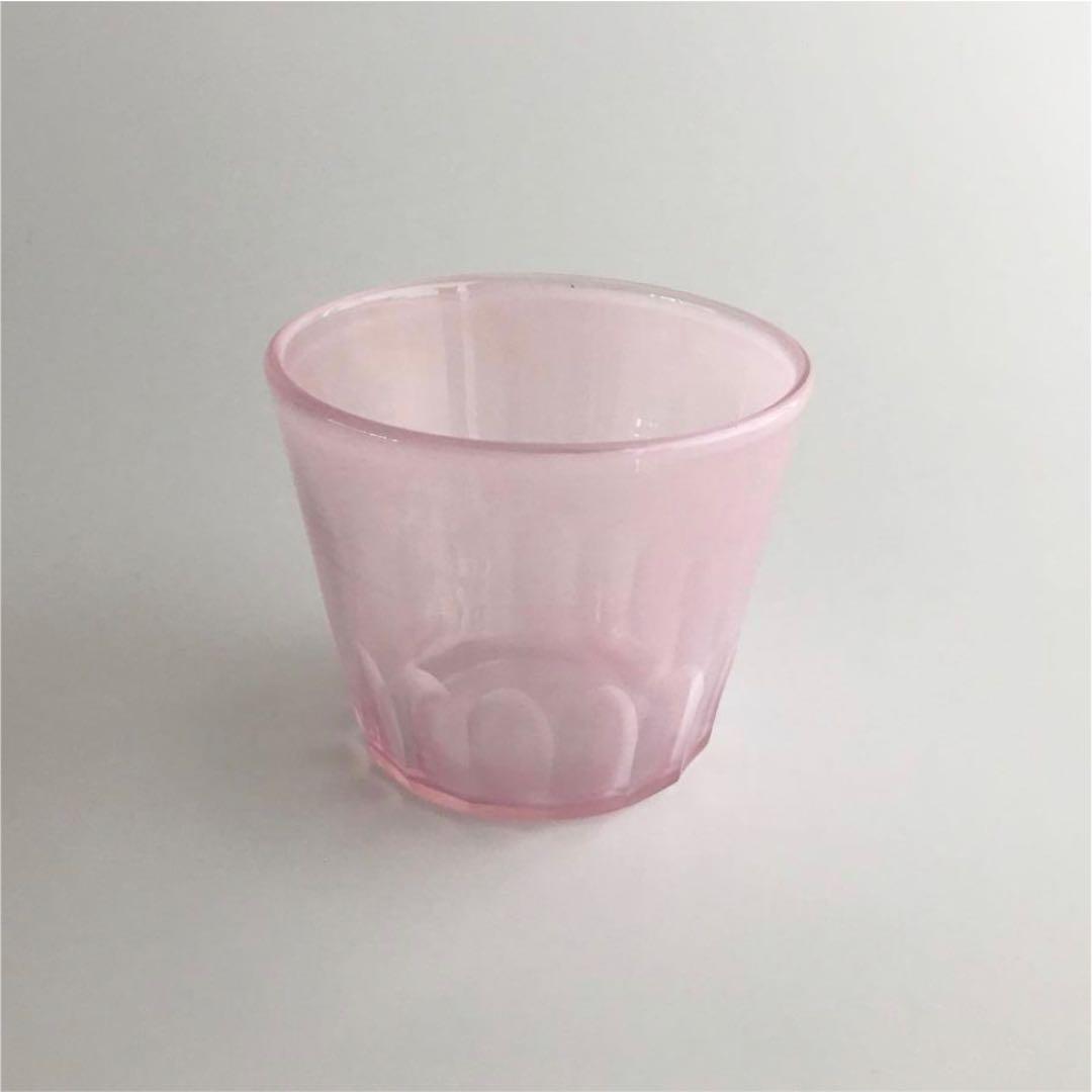 辻和美さん：glass⇄plastic レトログラス カラーグラス（ピンク）