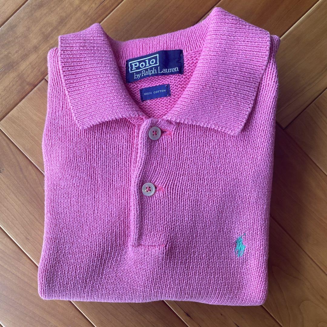 【90s】Polo by Ralph Lauren コットンポロ ピンク 希少