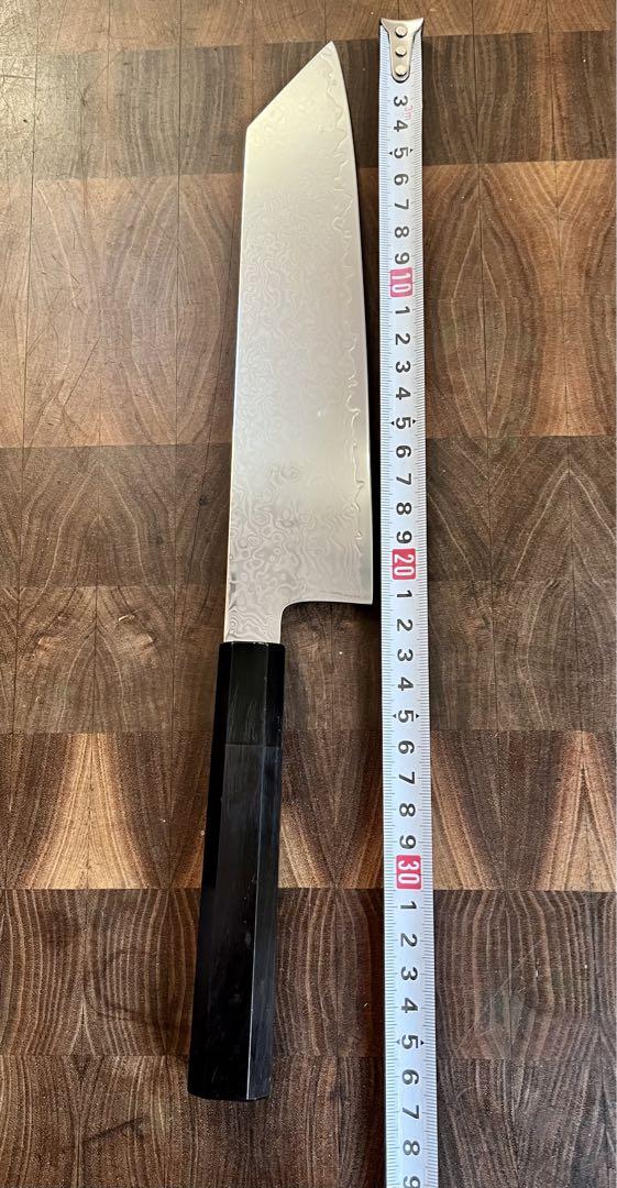 ダマスカス　切付　和　牛刀　7寸　210mm 包丁　ステンレス　黒檀柄　VG10