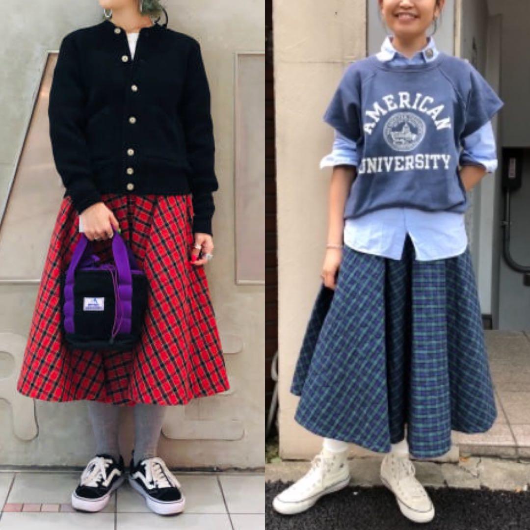 【美品】 BEAMS BOY キルティング サーキュラー スカート