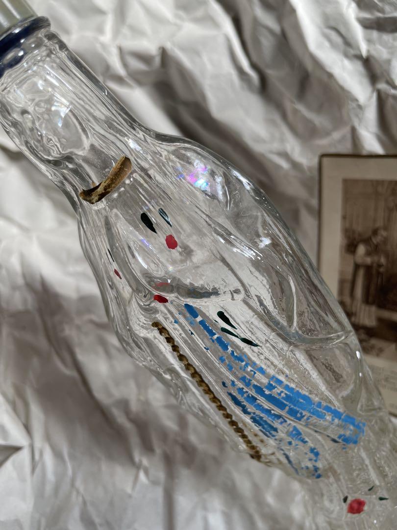 【コンビニ受取対応商品】 聖母マリア ルルド聖水ガラス製ボトル メルカリ - アンティーク 工芸品