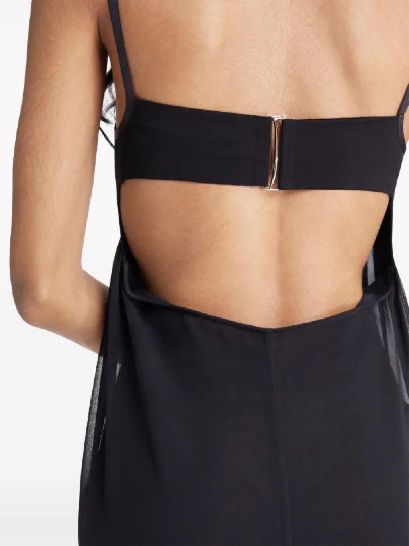 JACQUEMUS ジャックムス スクープネック スリップ マキシドレス 新品 ジャックムス JACQUEMUS キャミソール マキシドレス
