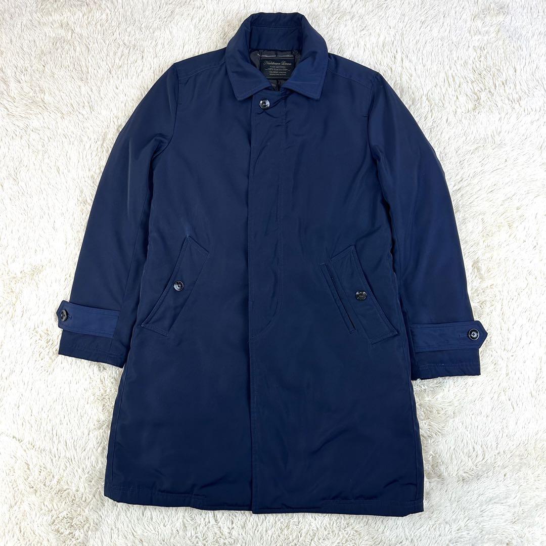 2298【美品】ナノユニバース 西川ダウン ステンカラーコート
