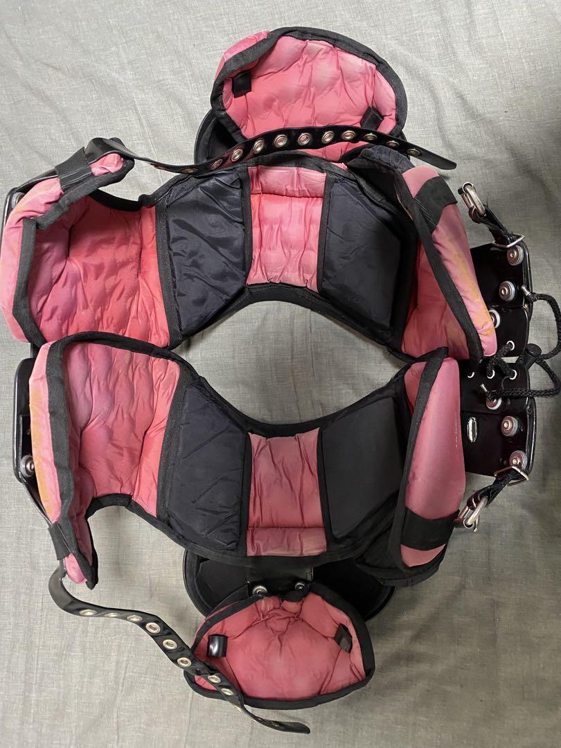 高評価のクリスマスプレゼント Riddell ショルダーパッド ショルダーパッド 黒/ピンク ショルダーパッド