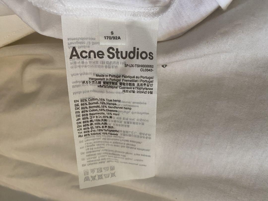 Acne Studios　ロゴ Tシャツ リラックスフィット