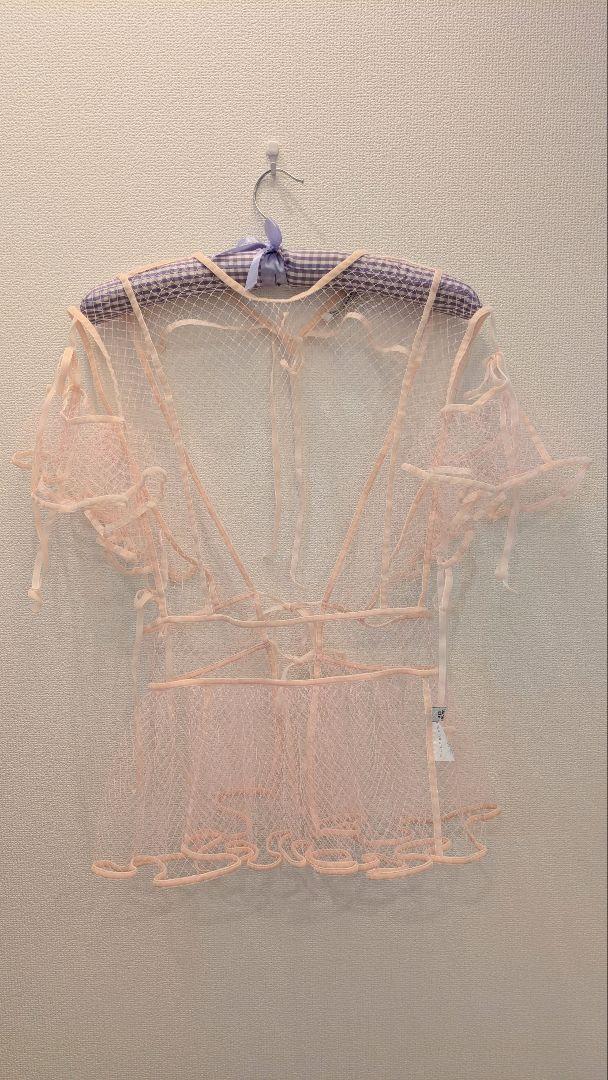 美品 CECILIE BAHNSEN ベルベットチュールトップス