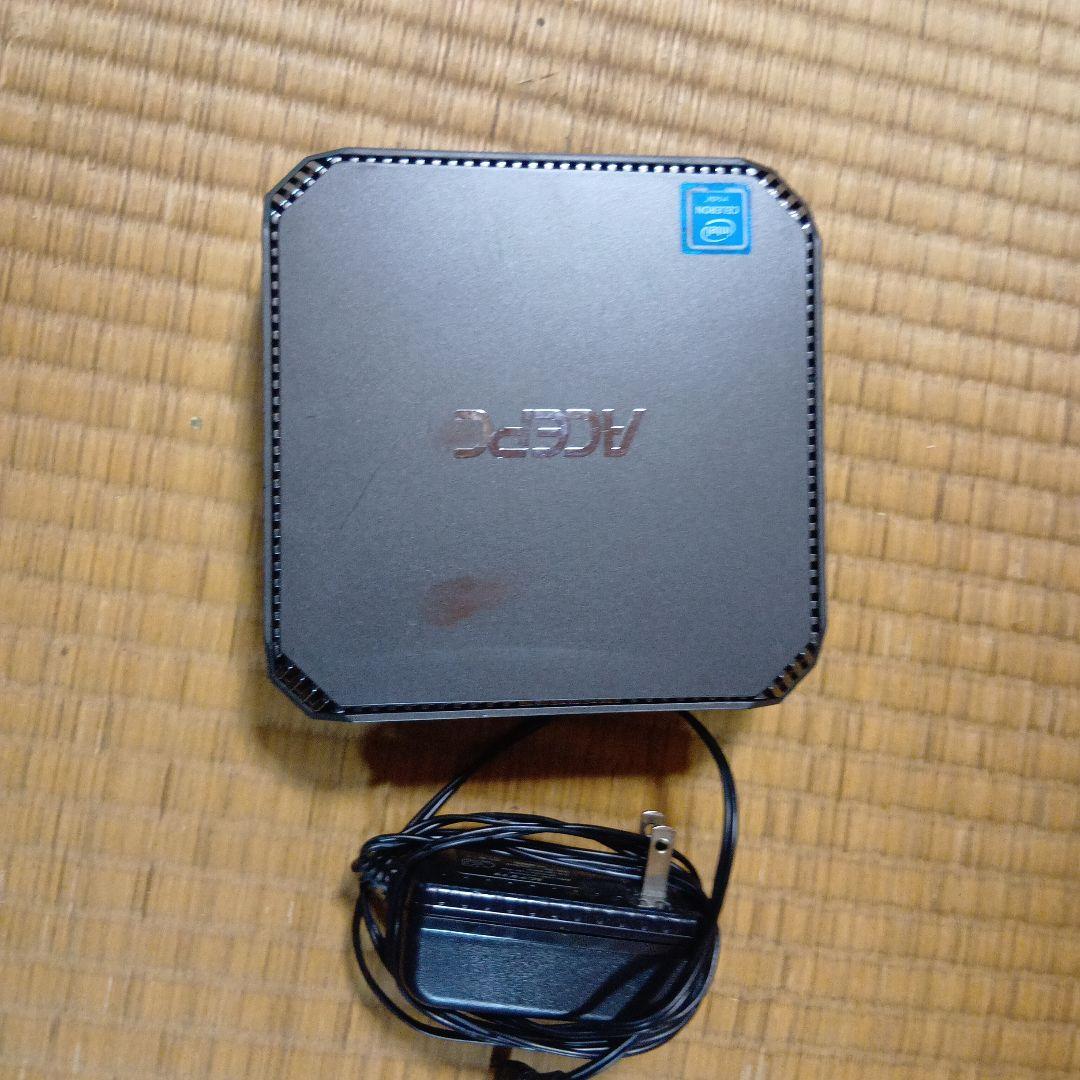 ACEPC ミニPC グレー ACアダプター付き