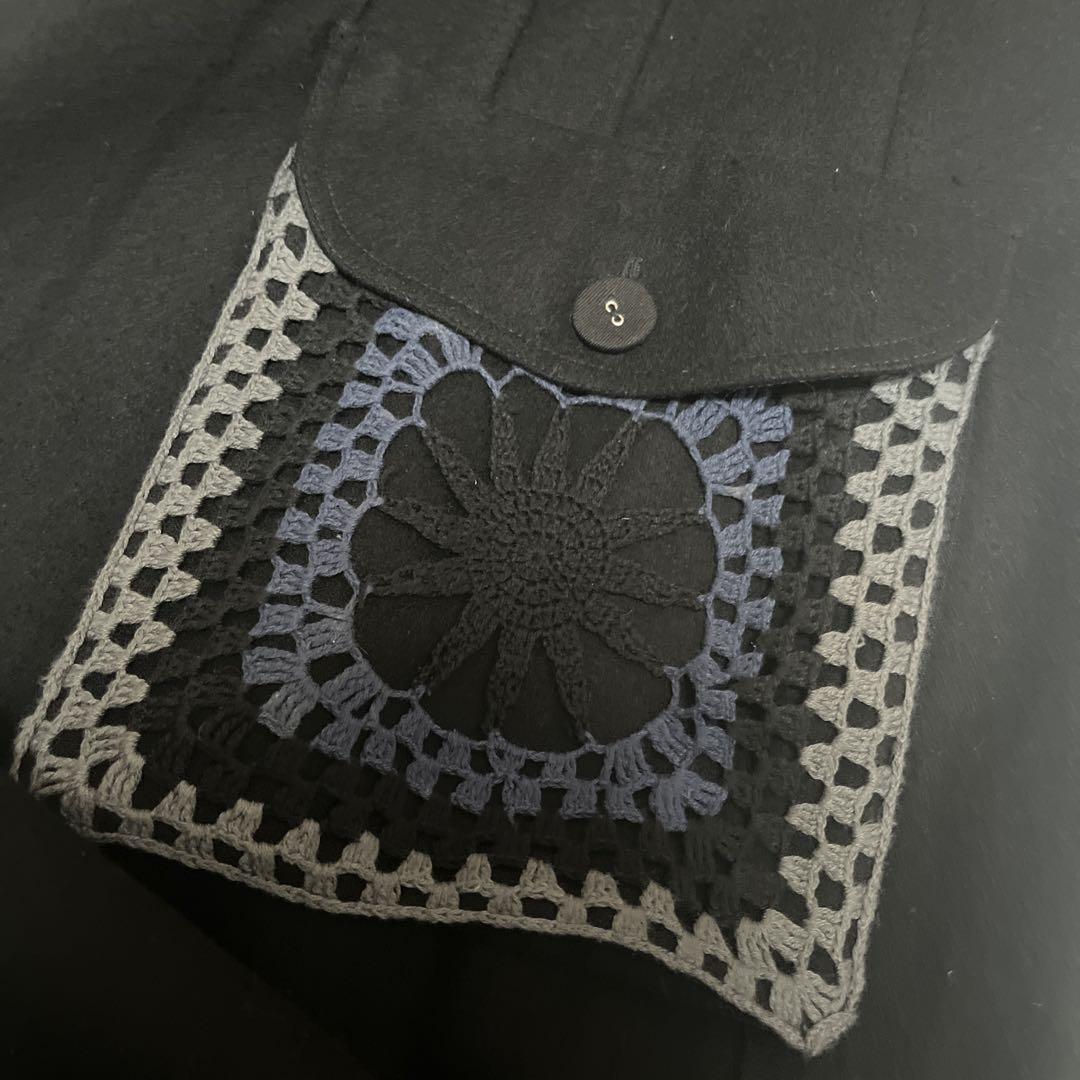 モスキーノ ロングコート ブラック 黒 刺繍 - メルカリ モスキーノ ロングコート ブラック 黒 刺繍 - メルカリ