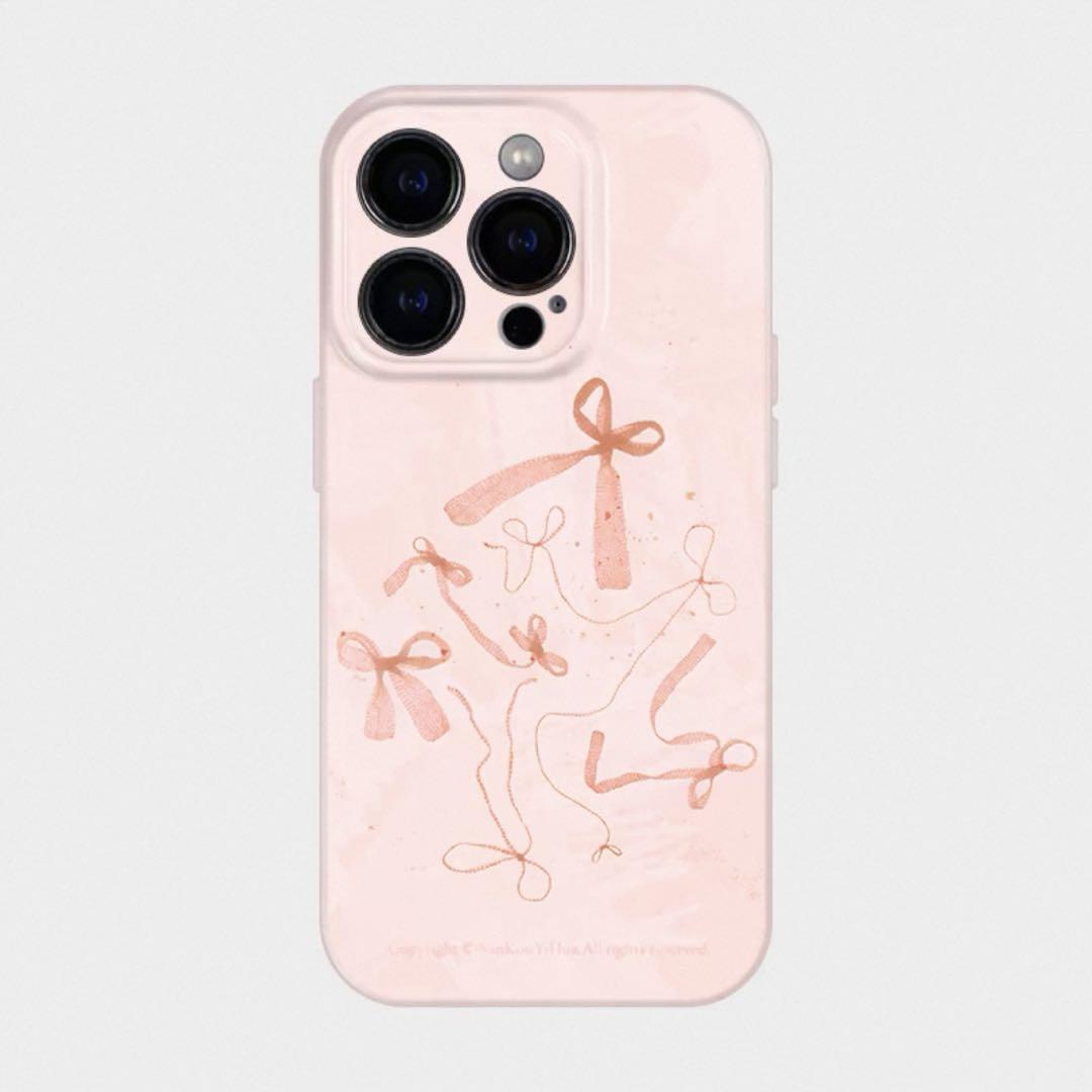 iPhone用リボンデザインソフトケース