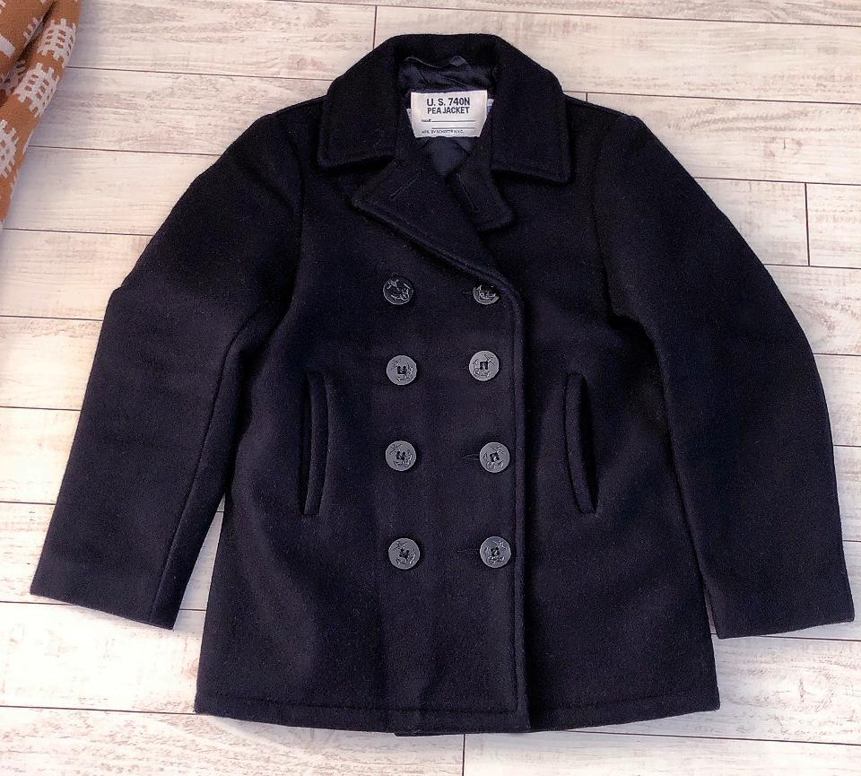 【SCHOTT】ショットU.S.740N PEA JACKET/メルトンPコート