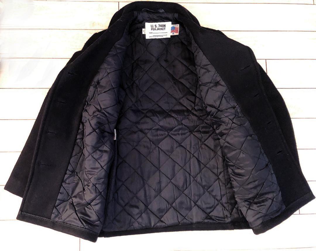 【SCHOTT】ショットU.S.740N PEA JACKET/メルトンPコート