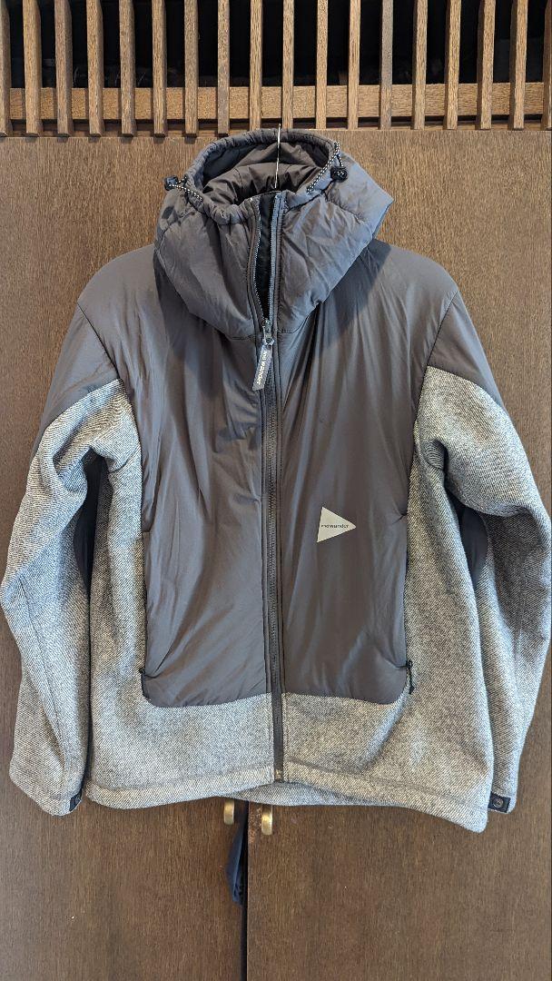 お得格安 and wander twill fleece jacket アンドワンダー gbeij-m37450620702 日本製在庫