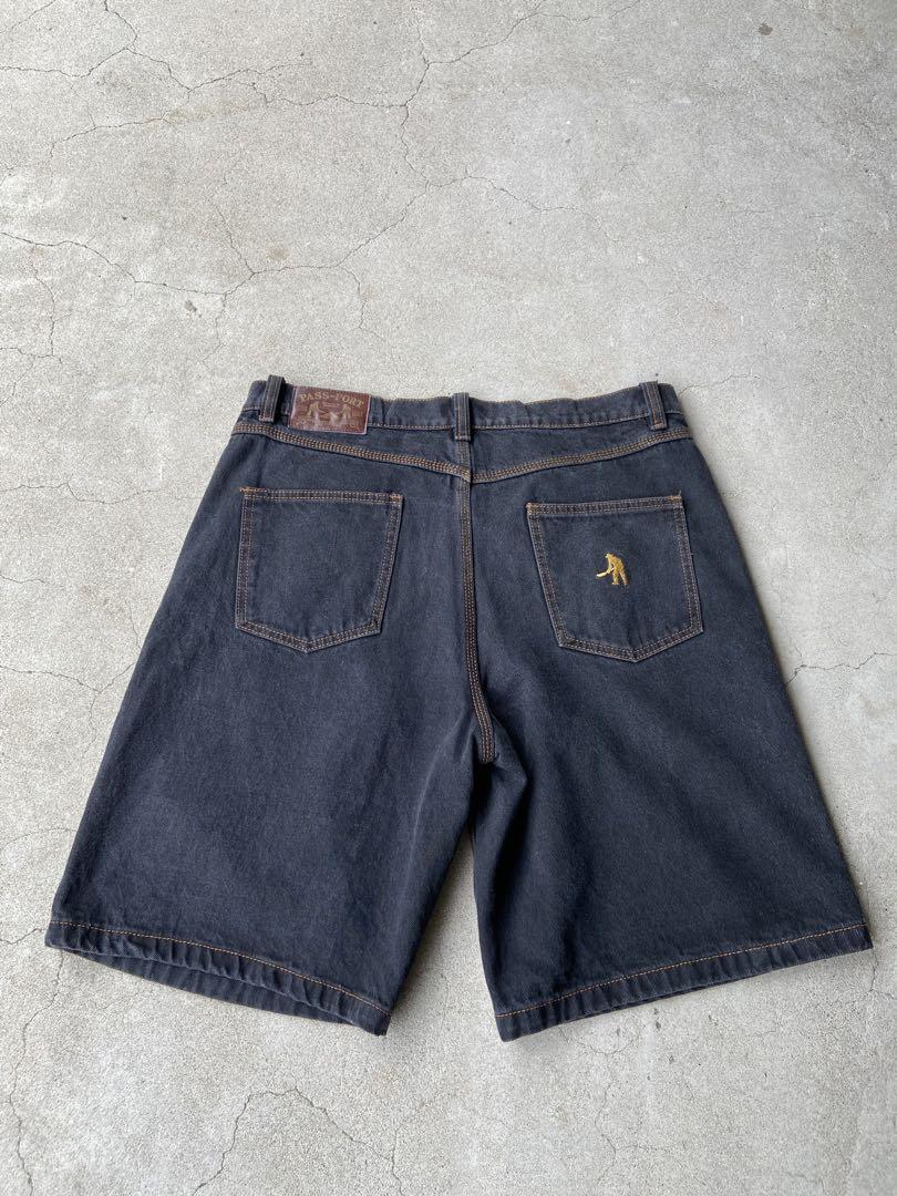 パンツ PASSPORT DENIM SHORTS BLACK 34
