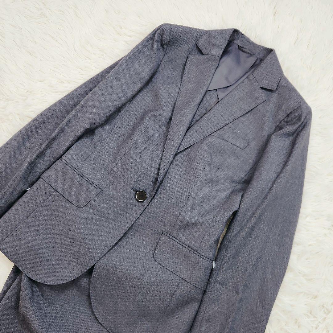 スーツカンパニー　レダ生地　スーツセットアップ　パンツ　110'S　グレー　M