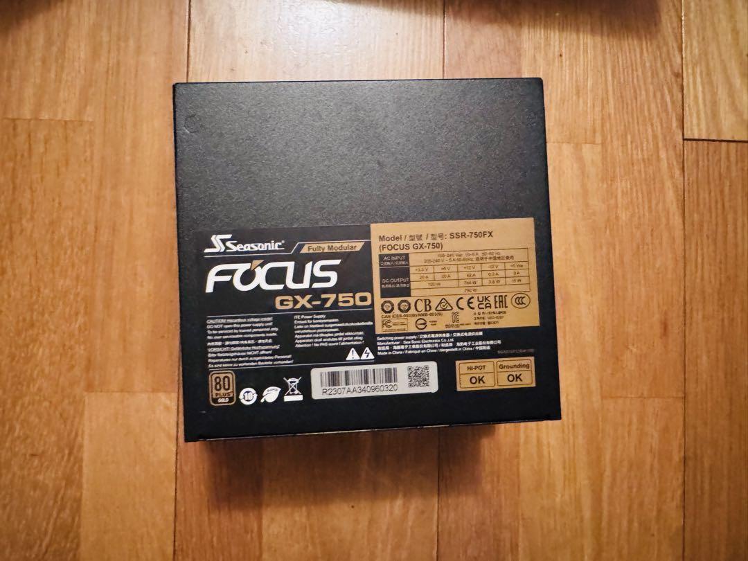 電源ユニット Seasonic FOCUS GX-750W