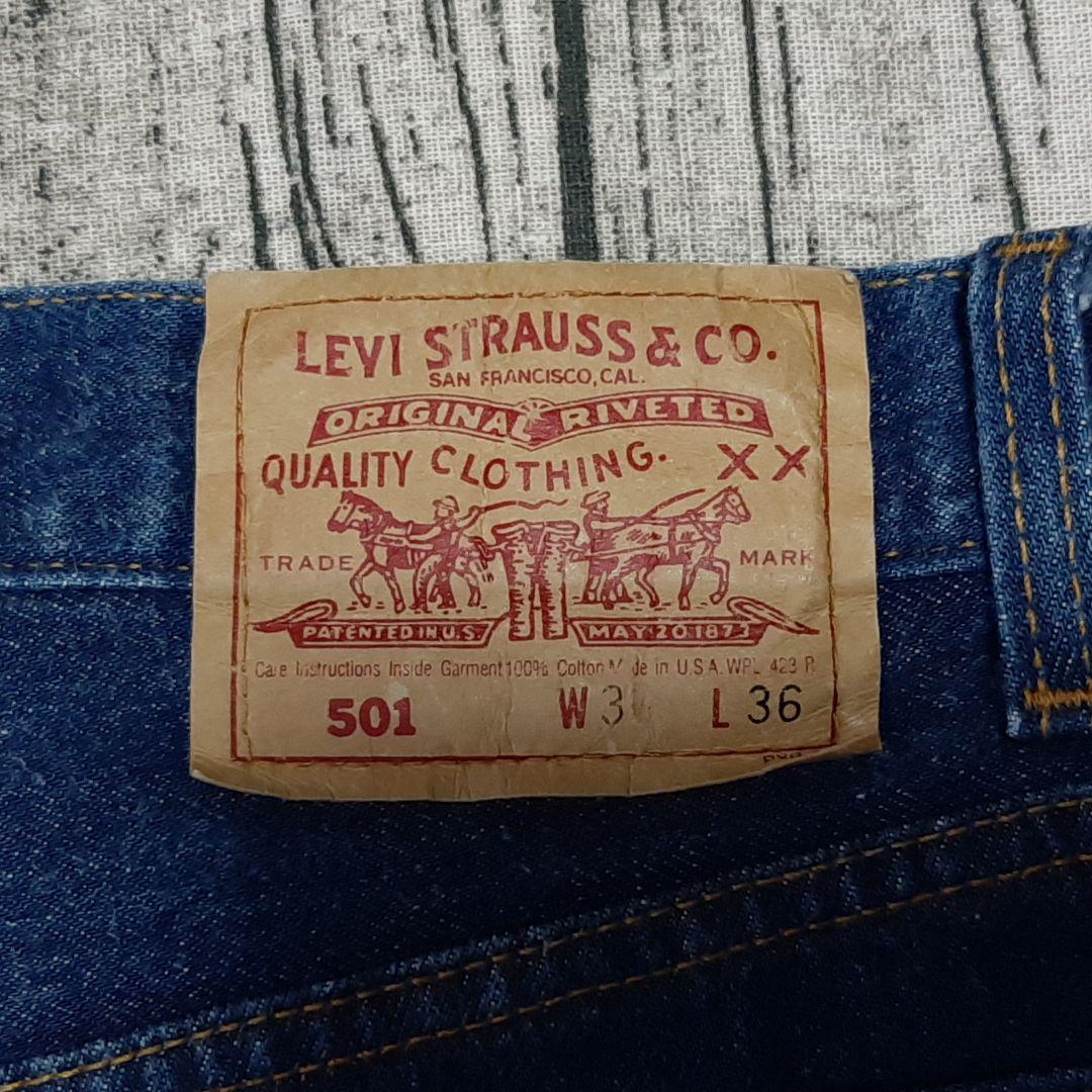 W36 USA製 92年製 LEVI'S 501 レギュラー ストレート 90s