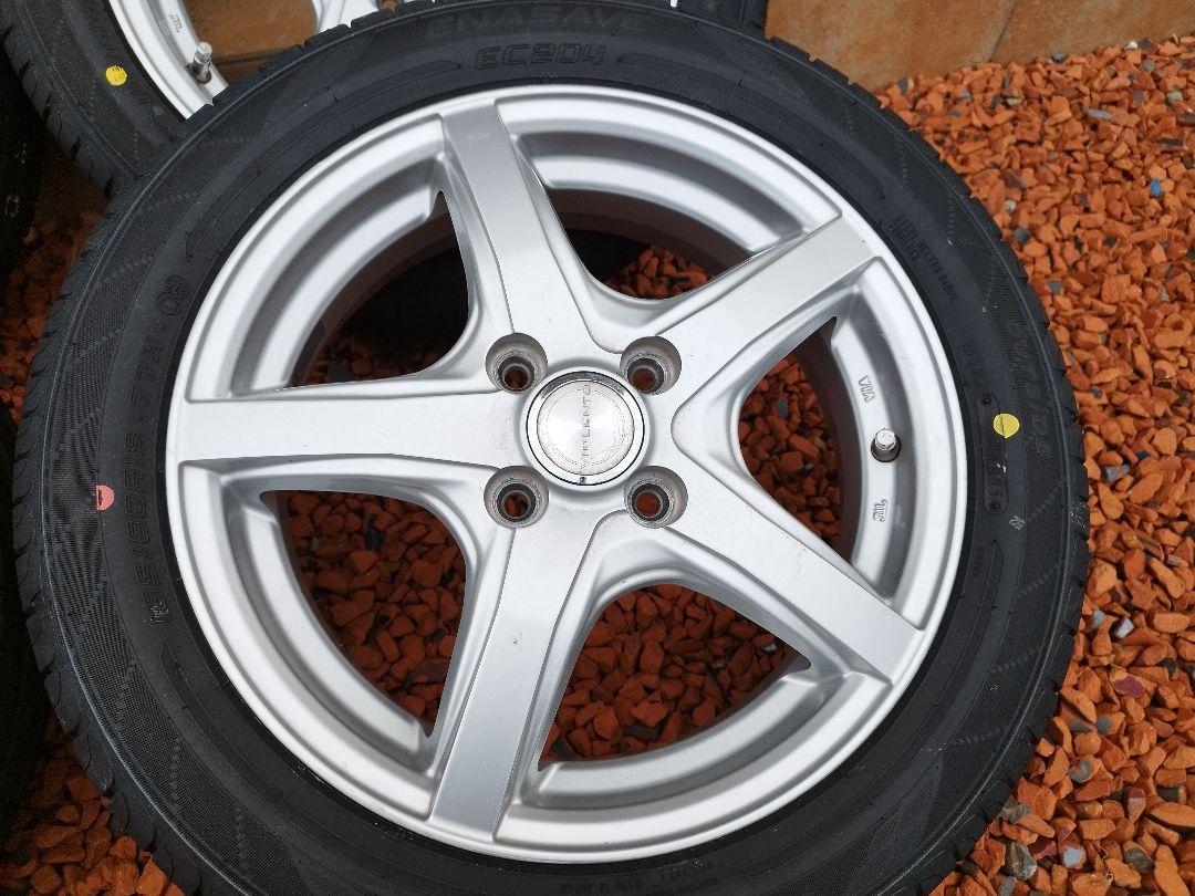 専用165/60R15 新品夏タイヤ（ラベル有） ホイール中古①