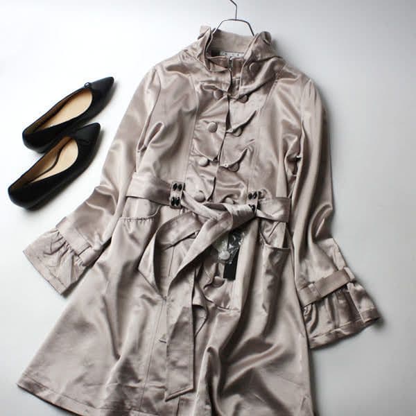 正規品販売! 新品タグ付き 定価2.8万 ベルト付きコート スコット