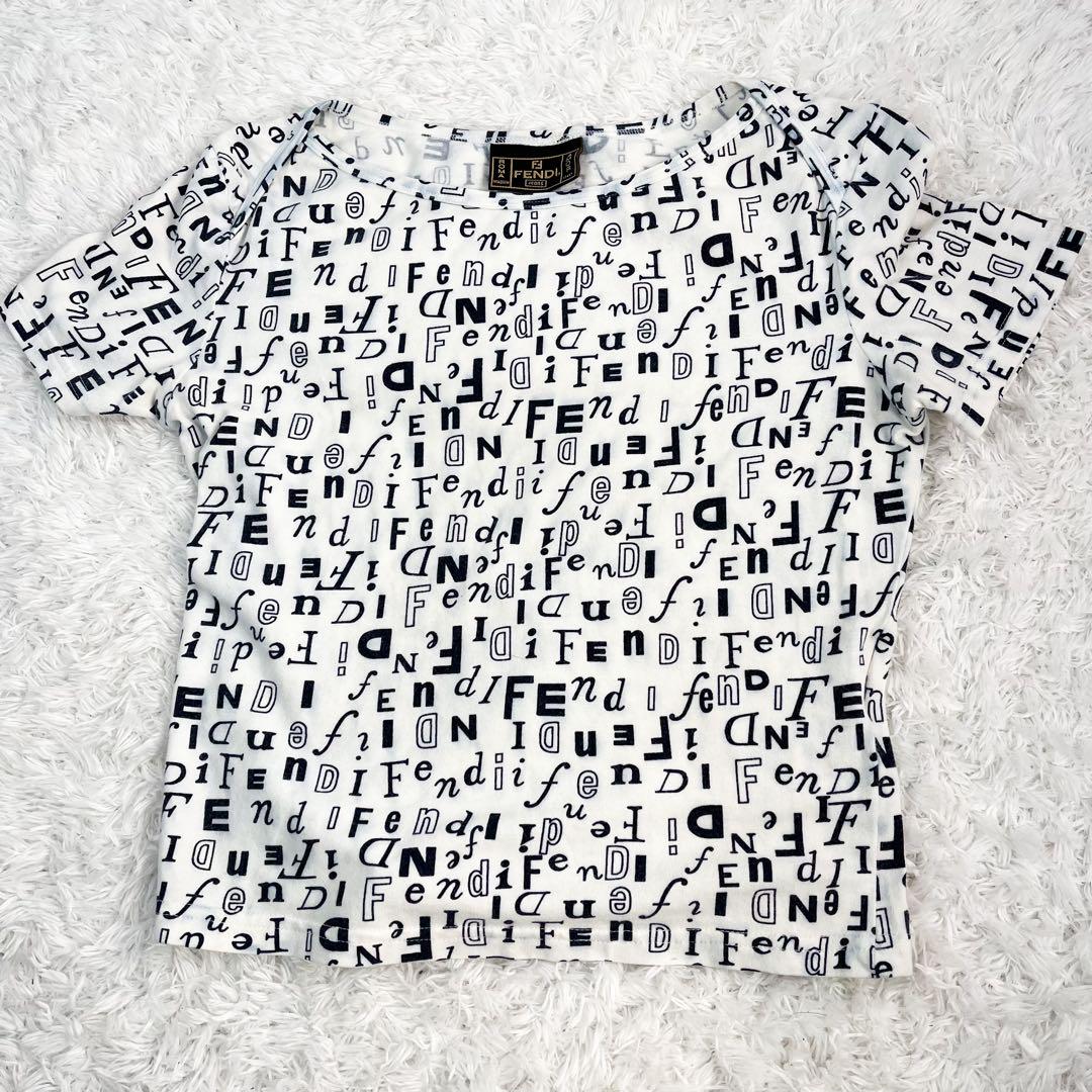 FENDI 幾何学模様 半袖シャツ S