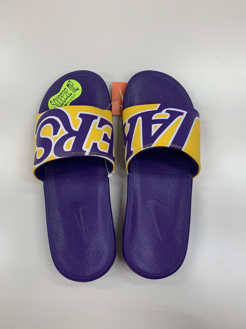 【新品】NBA ロサンゼルス レイカーズ  ナイキ べナッシ サンダル
