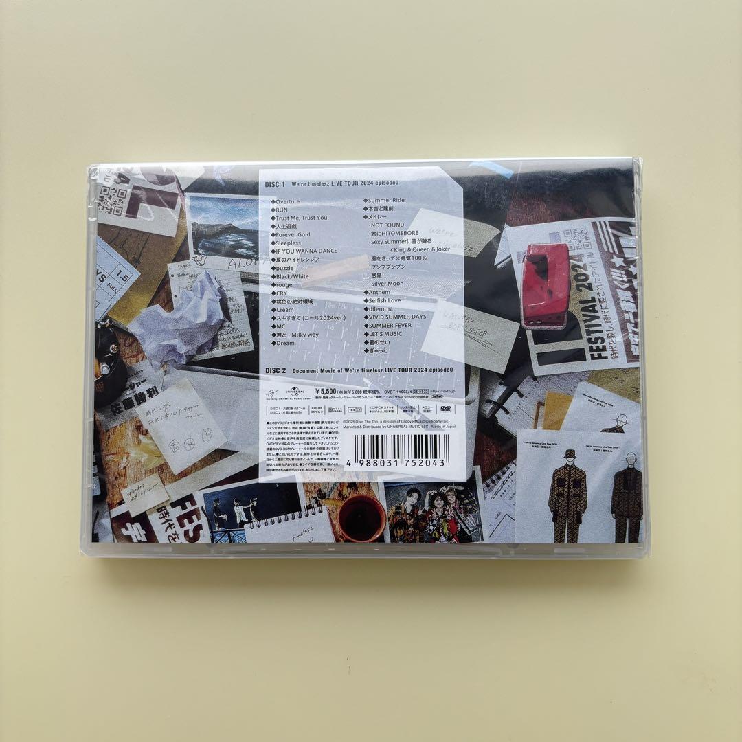 Amazon | 初回限定盤 BD 特典付属 timelesz We're timelesz LIVE