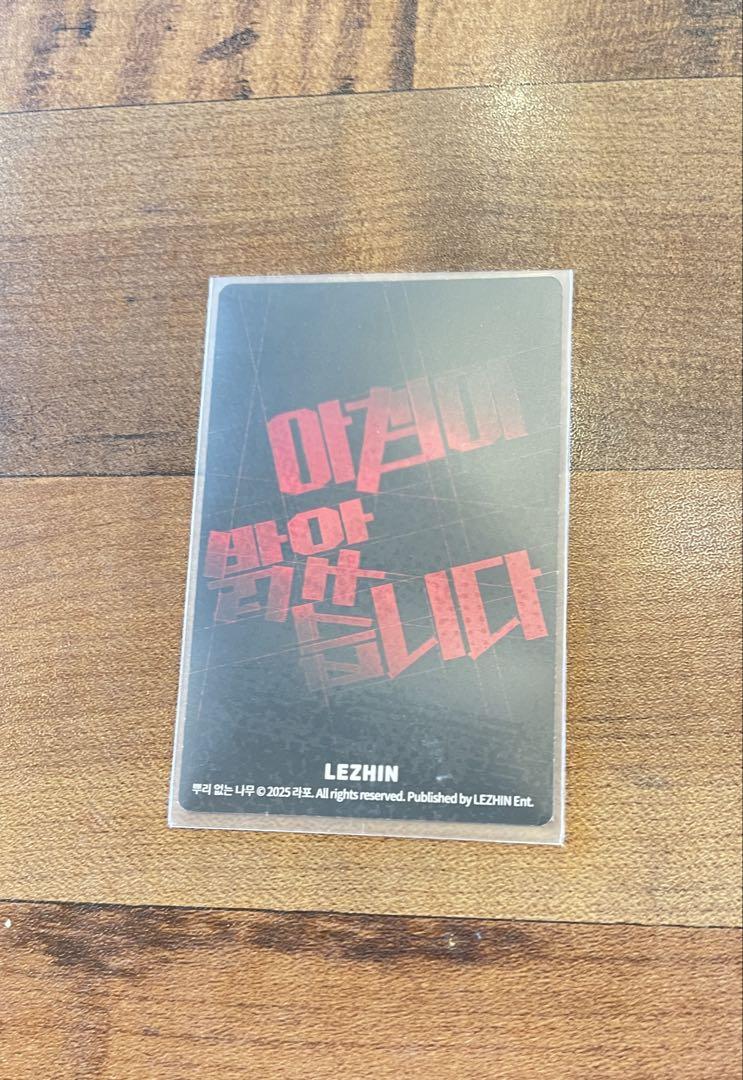 根無しの木 ラッキードロフォトカード韓国BL Daybreak