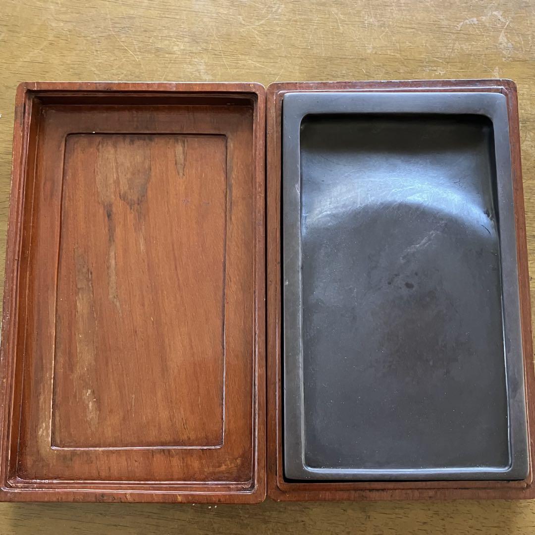 箱入り硯　硯　書道用具　中古