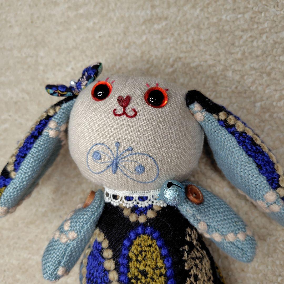 ミナペルホネン＊ハンドメイド＊ぬいぐるみ＊うさこ＊⑫