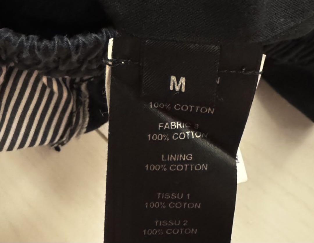 VETEMENTS ヴェトモン　切り替えパンツ　黒　Mサイズ　貴重