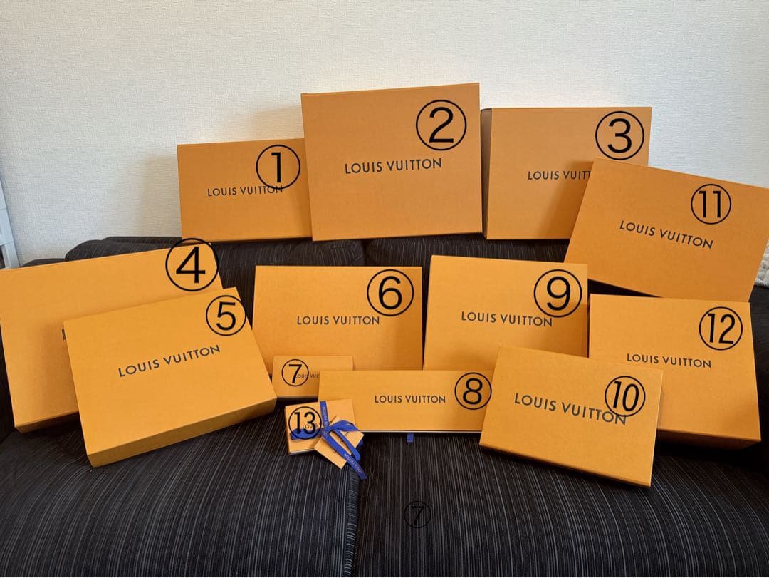 【美品多数】ルイヴィトン空箱25点セット引き出し式 マグネット式ありギフト用