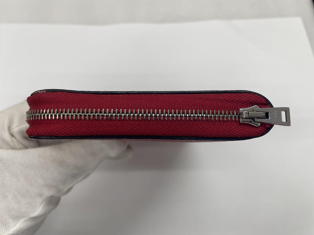 エルメス 長財布 エブリンジップロング ターコイズ×ブルー