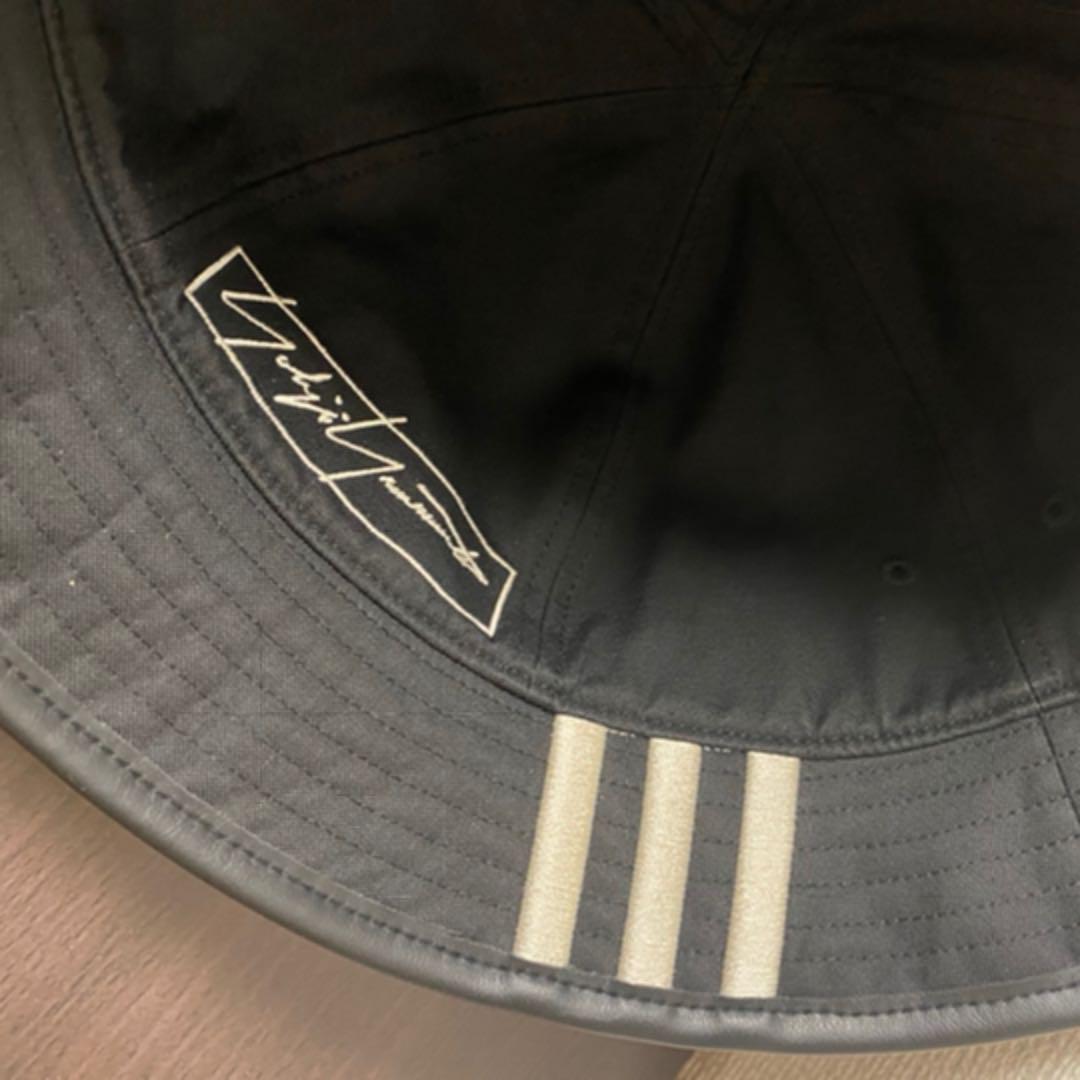 国産在庫 Yohji レザー ハット ブラック vPG9X-m37474357252 Yamamoto y-3 adidas 格安2022