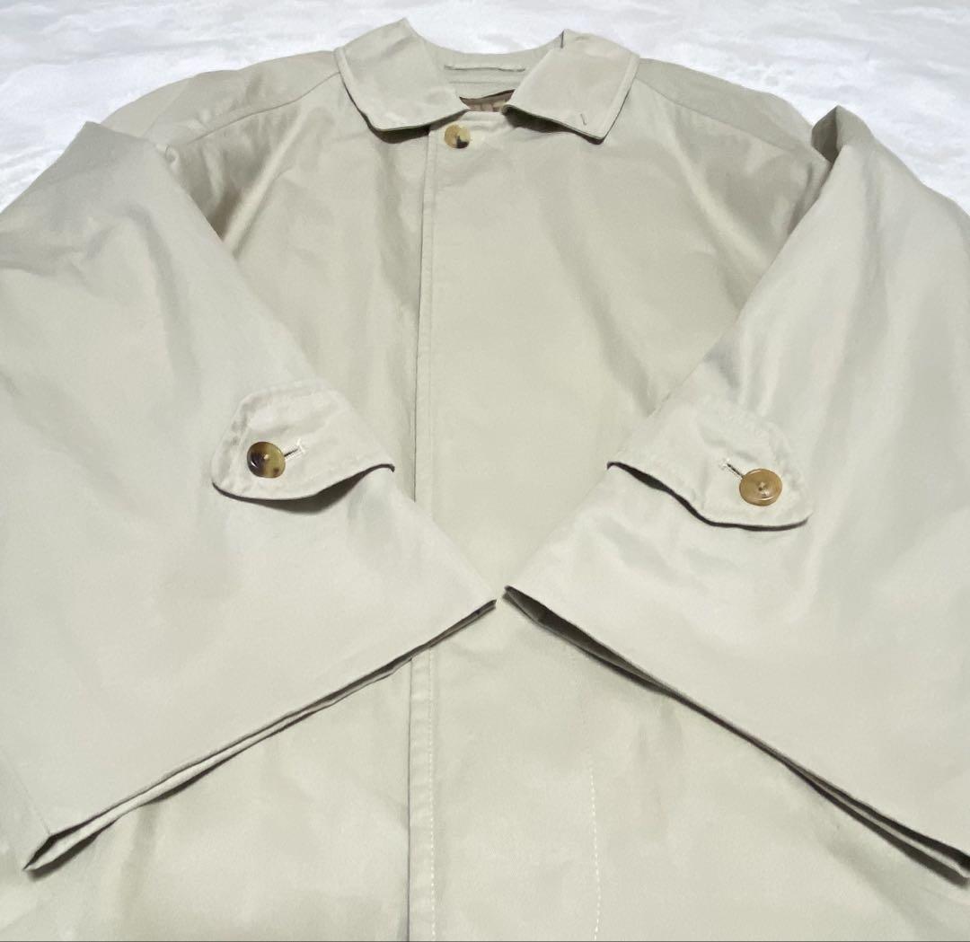 【極美品】未使用級！BURBERRY ステンカラーコート ライナー付き 比翼