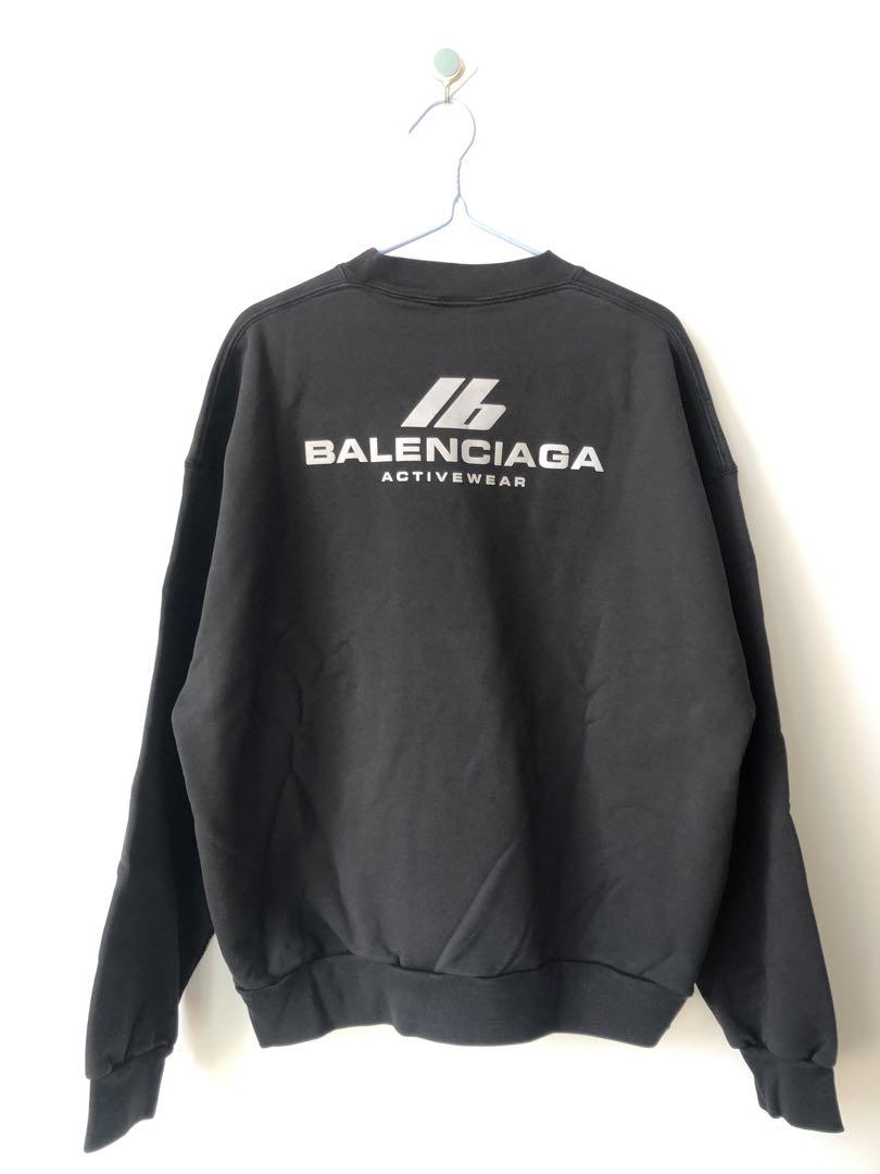 BALENCIAGAバレンシアガ　 ブラック スウェット　超美品　サイズL