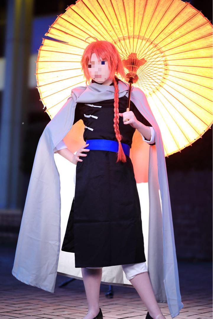 Amazon.co.jp: AW437 銀魂 神威 コスプレウィッグ ＋ウイッグネット : ホビー