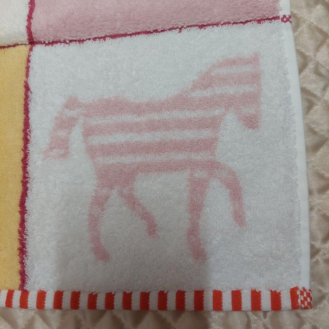 HERMES エルメス ベビータオル カレ カブリオル ヴェールアクア