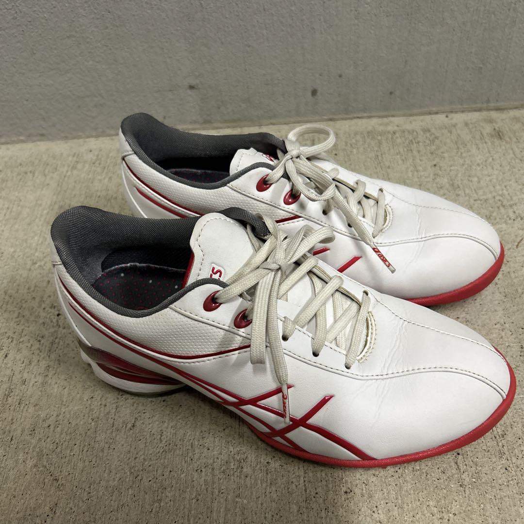 【新品未使用】 ゴルフシューズ (レディース) / asics ASICS アシックス ゴルフシューズ スパイクレス ゲルコース
