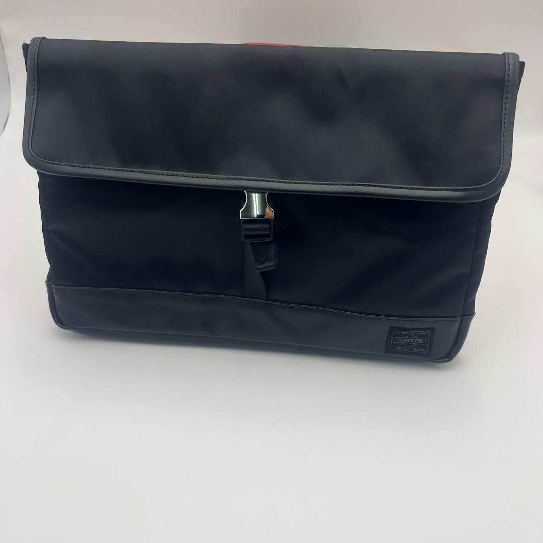 【美品】ポーター×サックスバー　コラボ　ストーム　セカンドバッグ　黒　通勤通学