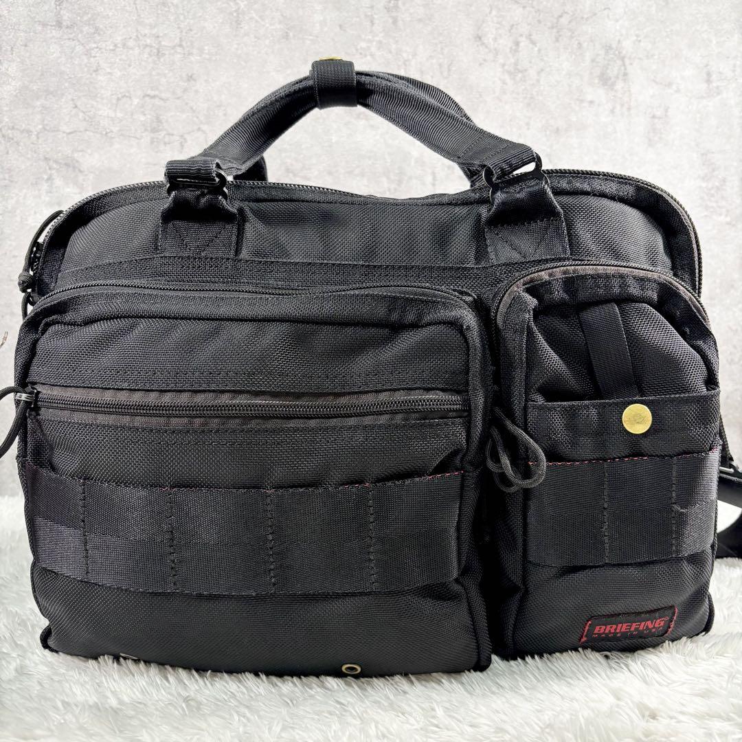 【美品】 ブリーフィング A4 ライナー ブラック 2way ビジネス ショルダ