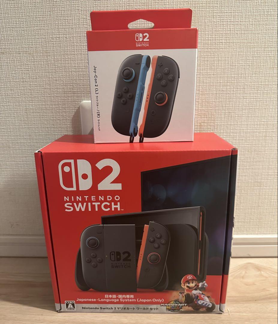 ニンテンドースイッチ2本体マリオカート　ジョイコン2