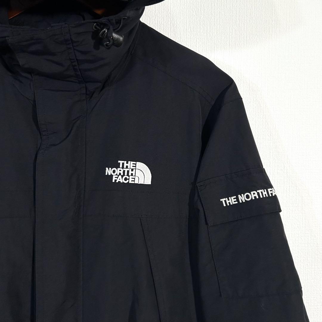 ノースフェイス マウンテンパーカー メンズ XS ユニセックス 黒 刺繍ロゴ ノースフェイス マウンテンパーカー メンズ SS ユニセックス 黒